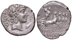 ROMANE REPUBBLICANE - VIBIA - C. Vibius C. F. Pansa (90 a.C.) - Denario B. 1; Cr. 342/5b (AG g. 3,96) 
qSPL