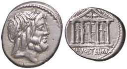 ROMANE REPUBBLICANE - VOLTEIA - M. Volteius M. f. (78 a.C.) - Denario B. 1; Cr. 385/1 (AG g. 4) 
qSPL