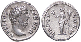 ROMANE IMPERIALI - Elio (136-138) - Denario C. 50; RIC 430 (AG g. 3,43) Bel ritratto - Bel ritratto
qSPL
