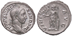 ROMANE IMPERIALI - Alessandro Severo (222-235) - Denario C. 579. RIC 220 (AG g. 2,81) 
qFDC