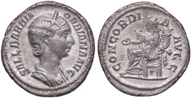 ROMANE IMPERIALI - Orbiana (moglie di A. Severo) - Denario C. 1 (Fr. 20); RIC 319 (AG g. 2,61) 
BB+