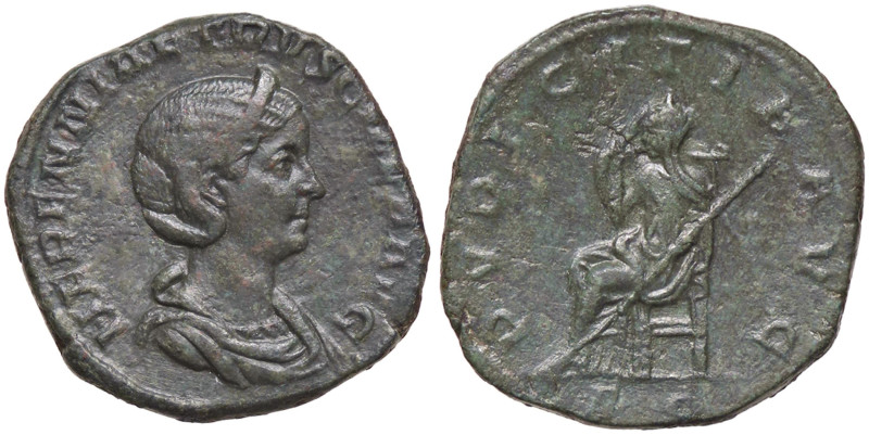 ROMANE IMPERIALI - Erennia Etruscilla (moglie di Traiano Decio) - Sesterzio RIC ...