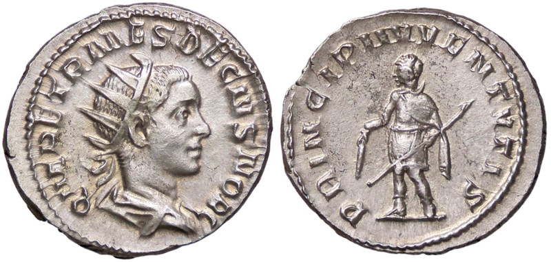 ROMANE IMPERIALI - Erennio Etrusco (251) - Antoniniano C. 26; RIC 147c (AG g. 4,...