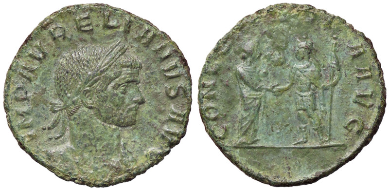 ROMANE IMPERIALI - Aureliano (270-275) - Asse C. 35 (12 Fr.); RIC 80 (AE g. 6,26...