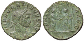 ROMANE IMPERIALI - Aureliano (270-275) - Asse C. 35 (12 Fr.); RIC 80 (AE g. 6,26) Splendida patina verde - Splendida patina verde
qSPL