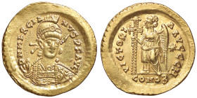 ROMANE IMPERIALI - Marciano (450-457) - Solido (Costantinopoli) RIC 510 (AU g. 4,45) Ex asta Lanz 154 del 2012, lotto 548 - Ex asta Lanz 154 del 2012,...