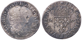ZECCHE ITALIANE - FOSDINOVO - Maria Maddalena Centurioni Malaspina (1667-1669) - Luigino 1669 CNI 33/6; MIR 51/2 RRR AG 
BB+