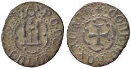 ZECCHE ITALIANE - GENOVA - Paolo di Campofregoso (1483-1488) - Soldino CNI 7/11; MIR 109 RR (MI g. 1,24) 
bel BB