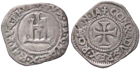 ZECCHE ITALIANE - GENOVA - Dogi Biennali (prima fase, 1528-1541) - Cavallotto CNI 267/274; MIR 191/1 RR (AG g. 3,19)Sigle IA - Sigle IA - 
BB