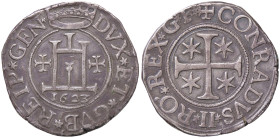 ZECCHE ITALIANE - GENOVA - Dogi Biennali (seconda fase, 1541-1637) - Scudo 1623 CNI 11/12; MIR 220/10 (AG g. 38,16) Gradevole patina - Gradevole patin...