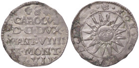 ZECCHE ITALIANE - MANTOVA - Carlo II Gonzaga (1647-1665) - 8 Soldi CNI 52/55; MIR 707 NC (MI g. 2,33) 
BB+