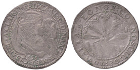 ZECCHE ITALIANE - MANTOVA - Isabella Clara (Reggenza) (1665-1669) - 30 Soldi 1666 CNI 23/24; MIR 725 R (MI g. 6,94) 
BB+