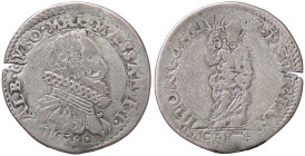 ZECCHE ITALIANE - MASSA DI LUNIGIANA - Alberico I Cybo Malaspina, secondo periodo (1568-1623) - Da 4 Cervie 1618 CNI 189/192; MIR 313 RR (AG g. 6,18) ...