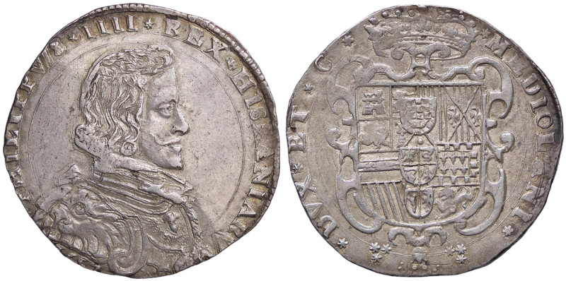 ZECCHE ITALIANE - MILANO - Filippo IV (1621-1665) - Filippo 1657 Crippa 14; MIR ...