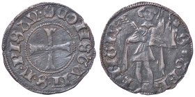 ZECCHE ITALIANE - PESARO - Costanzo I Sforza (1473-1483) - Terzo di grosso CNI 26/53; Baggi 1887 R (AG g. 1,17) 
BB-SPL