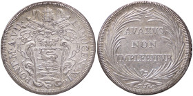ZECCHE ITALIANE - ROMA - Innocenzo XI (1676-1689) - Mezza piastra A. VII (AG g. 16,01) Segno al ciglio al R/ - Ottima conservazione per il tipo - Segn...