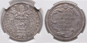 ZECCHE ITALIANE - ROMA - Innocenzo XI (1676-1689) - Testone 1684 CNI 92; Munt. 77 AG Sigillata Classical Coin Grading AU53 - Sigillata Classical Coin ...