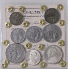ZECCHE ITALIANE - ROMA - Pio XII (1939-1958) - Serie 1940 - 8 monete Mont. 656 R AG, NI-AC e BA Sigillata Francesco Cavaliere - AG, NI-AC e BA - Sigil...