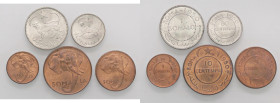 REPUBBLICA ITALIANA - A.F.I.S. (1950-1960) - Serie 1950 Mont. 2-4-6-8-10 5 valori - 5 valori -
FDC