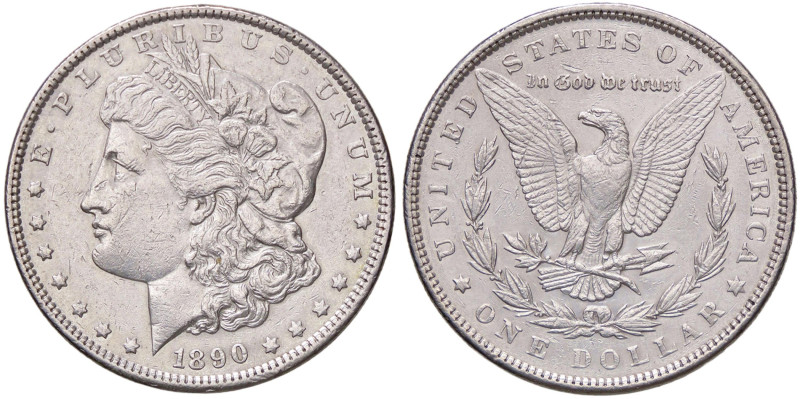 ESTERE - U.S.A. - Dollaro 1890 - Morgan Kr. 110 AG 
qSPL