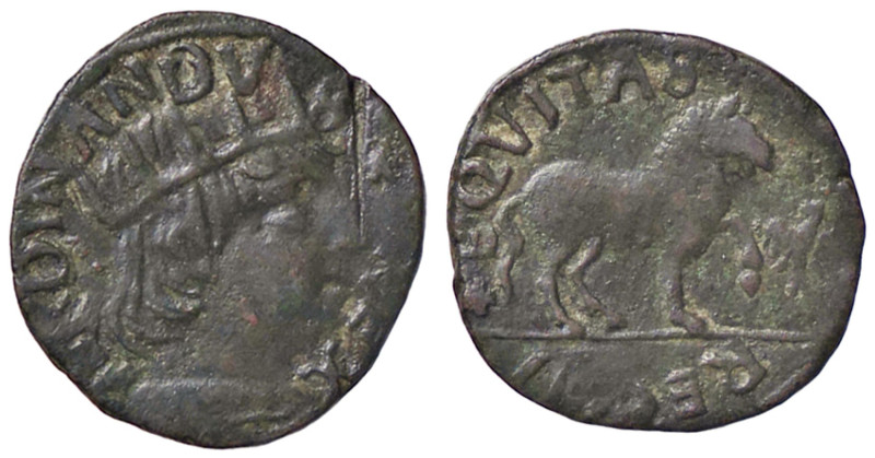 ZECCHE ITALIANE - L'AQUILA - Ferdinando I d’Aragona (1458-1494) - Cavallo MiR 88...