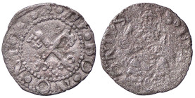 ZECCHE ITALIANE - BOLOGNA - Anonime dei Bentivoglio (1446-1506) - Quattrino CNI 60/80; MIR 26 (MI g. 0,55) 
qBB/MB+