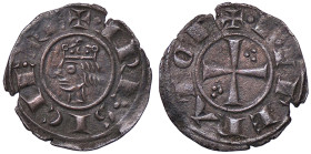 ZECCHE ITALIANE - BRINDISI - Federico II (1197-1250) - Denaro (1225) MIR 276 R (MI g. 0,76) 
BB+