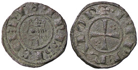 ZECCHE ITALIANE - BRINDISI - Federico II (1197-1250) - Denaro (1225) MIR 276 R (MI g. 0,89) 
BB+