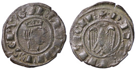 ZECCHE ITALIANE - BRINDISI - Federico II (1197-1250) - Denaro (1243) CNI 76/82; MIR 286 NC (MI g. 0,81) 
BB+