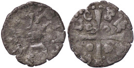 ZECCHE ITALIANE - CAGLIARI - Alfonso V d'Aragona (1416-1458) - Denaro Reale Piras 15; MIR 12 NC (MI g. 0,73) 
B/MB+