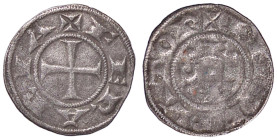 ZECCHE ITALIANE - FERRARA - Repubblica, a nome di Federico I (1200?-1344) - Denaro CNI 1/5; MIR 215 (MI g. 0,54) 
BB
