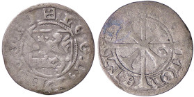 ZECCHE ITALIANE - GORIZIA - Leonardo (1462-1500) - Kreuzer MIR 130; Biaggi 1000 (AG g. 1) 
meglio di MB