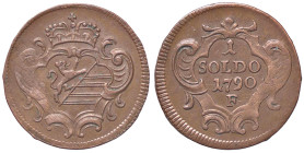 ZECCHE ITALIANE - GORIZIA - Giuseppe II d'Asburgo-Lorena (1780-1790) - Soldo 1790 F MIR 152f CU 
BB-SPL