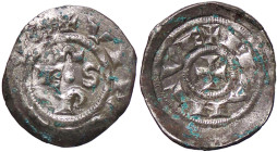 ZECCHE ITALIANE - MANTOVA - Anonime con simboli Vescovili (1150-1256) - Denaro scodellato CNI 2/4; MIR 361 R (MI g. 0,77) Sedimenti - Sedimenti
BB-SP...