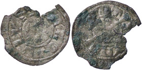 ZECCHE ITALIANE - MANTOVA - Comune, Anonime Vescovili (1257-1328) - Mezzo denaro CNI 4; MIR 368 RR (MI g. 0,4) Frammentato - Frammentato
MB