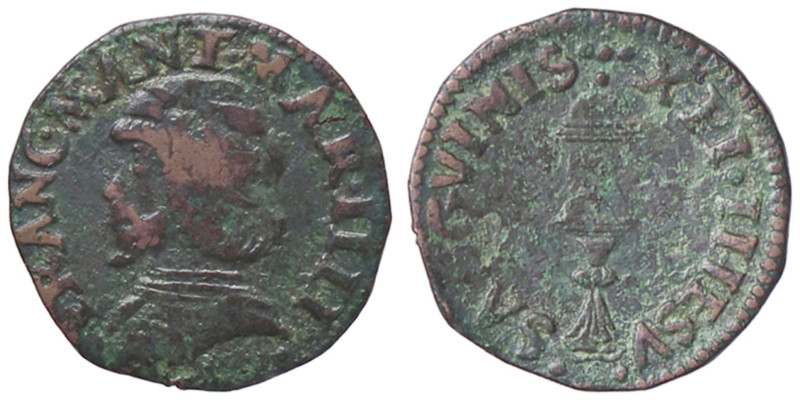 ZECCHE ITALIANE - MANTOVA - Francesco II (1484-1519) - Quattrino CNI 170/192; MI...