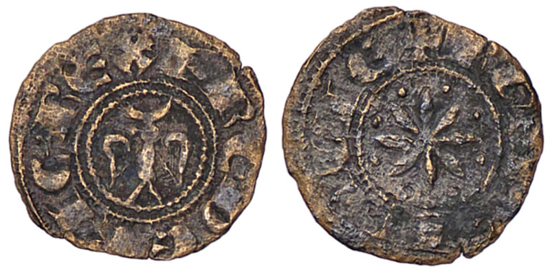 ZECCHE ITALIANE - MESSINA - Federico II (1197-1250) - Denaro (1214) Spahr 90/91;...