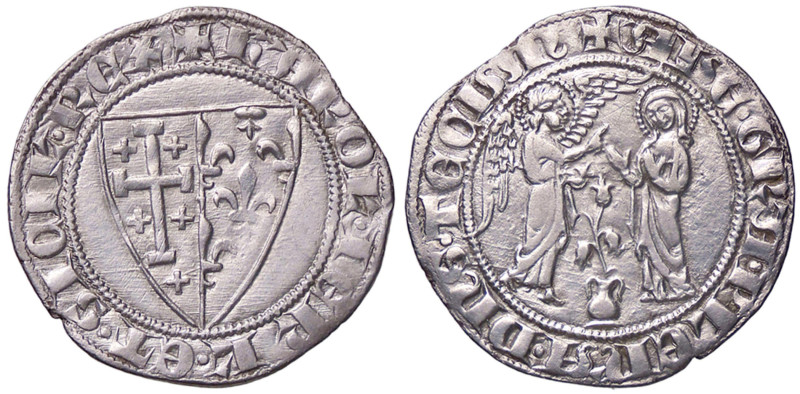 ZECCHE ITALIANE - NAPOLI - Carlo II d'Angiò (1285-1309) - Saluto P.R. 2; MIR 23 ...