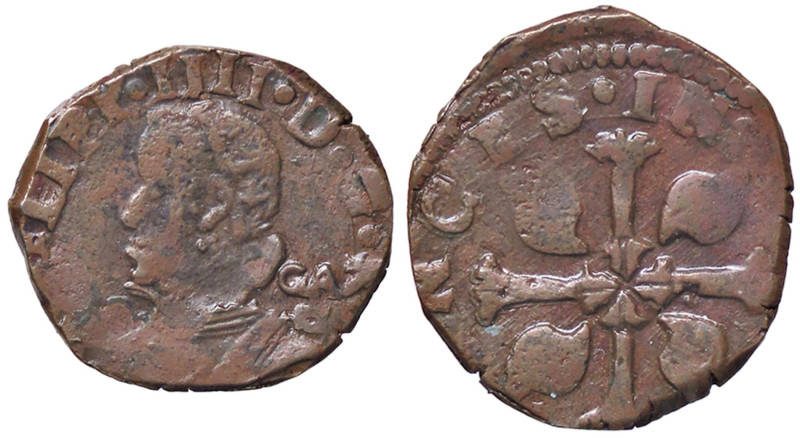 ZECCHE ITALIANE - NAPOLI - Filippo IV (1621-1665) - 3 Cavalli MIR 275 R (CU g. 2...