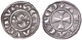 ZECCHE ITALIANE - SIENA - Repubblica (Sec. XII-1390) - Grosso (1211-1250) CNI 11/14; MIR 479 NC (AG g. 1,81) 
BB+