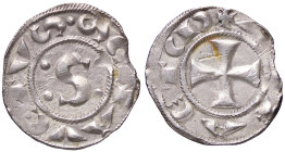 ZECCHE ITALIANE - SIENA - Repubblica (Sec. XII-1390) - Grosso (1211-1250) CNI 15/20; MIR 478 NC (AG g. 1,82) 
BB+