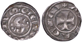 ZECCHE ITALIANE - SIENA - Repubblica (Sec. XII-1390) - Grosso (1211-1250) CNI 15/20; MIR 478 NC (AG g. 1,73) 
bel BB