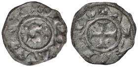 ZECCHE ITALIANE - SIENA - Repubblica (Sec. XII-1390) - Denaro Piccolo (dopo 1250) CNI 29/31; MIR 484/2 (MI g. 0,59) 
BB+
