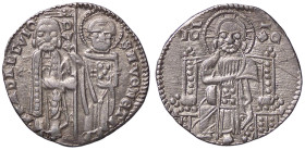 ZECCHE ITALIANE - VENEZIA - Francesco Dandolo (1328-1339) - Grosso matapan Pao. 2 R (AG g. 2,24) Graffito al R/ - Graffito al R/
qSPL