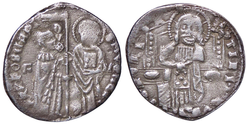 ZECCHE ITALIANE - VENEZIA - Francesco Foscari (1423-1457) - Grossetto Pao. 4 (AG...