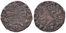ZECCHE ITALIANE - VENEZIA - Francesco Foscari (1423-1457) - Quattrino (Per la terra ferma) Pao. 9 R (MI g. 0,61) 
meglio di MB