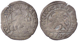 ZECCHE ITALIANE - VENEZIA - Carlo Ruzzini (1732-1735) - 5 Soldi 1734 Pao. 17 R AG 
meglio di MB