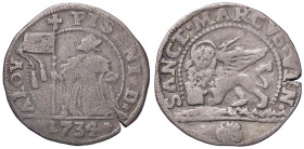ZECCHE ITALIANE - VENEZIA - Alvise Pisani (1735-1741) - 10 Soldi 1734 Pao. 22 AG 
qBB