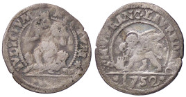 ZECCHE ITALIANE - VENEZIA - Francesco Loredan (1752-1762) - 5 Soldi 1752 Pao. 24 RRRR AG 
meglio di MB