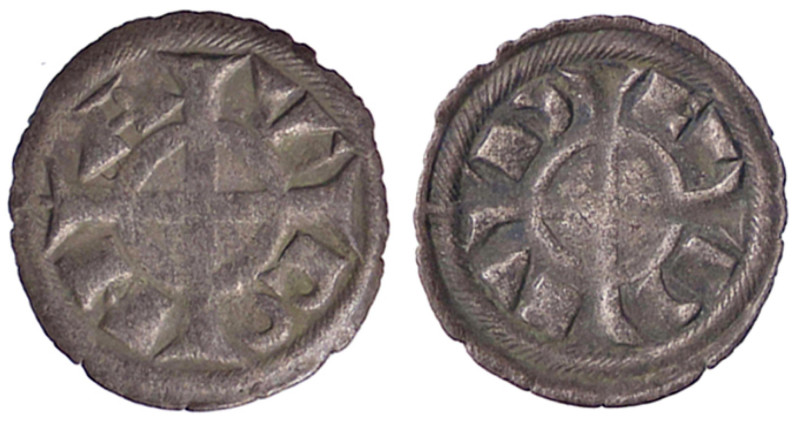 ZECCHE ITALIANE - VERONA - Federico II di Svevia (1218-1250) - Denaro scodellato...